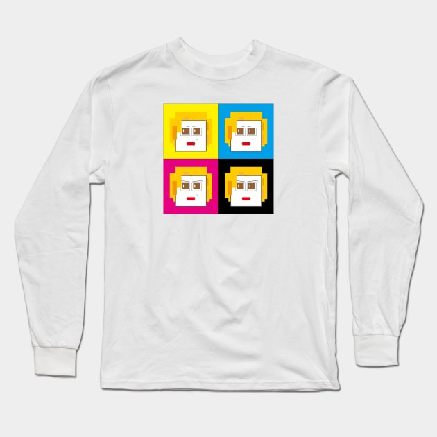 BLONDE Long Sleeve T-Shirt by ez2fly